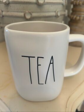 RAE DUNN White 'TEA'  Mug